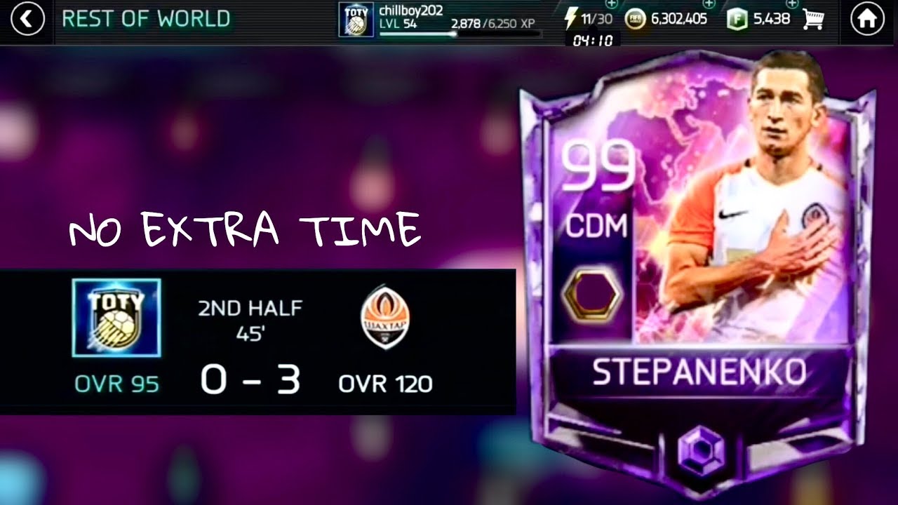 How To Do Hardest Campaign Rest Of World Stepanenko 0 3 Vs 1 Ovr No Extra Time Gameplays Fifa Youtube