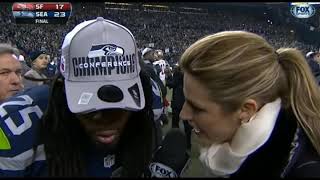 Richard Sherman Rips Apart Micharl Crabtree After Winning the NFC Championship Game vs. 49ers