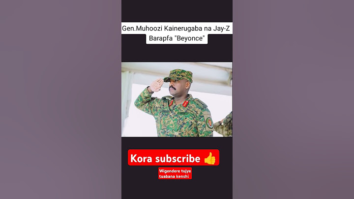 Gen.Muhoozi Kainerugaba na Jay-Z Barapfa ko yarongora Beyonce.