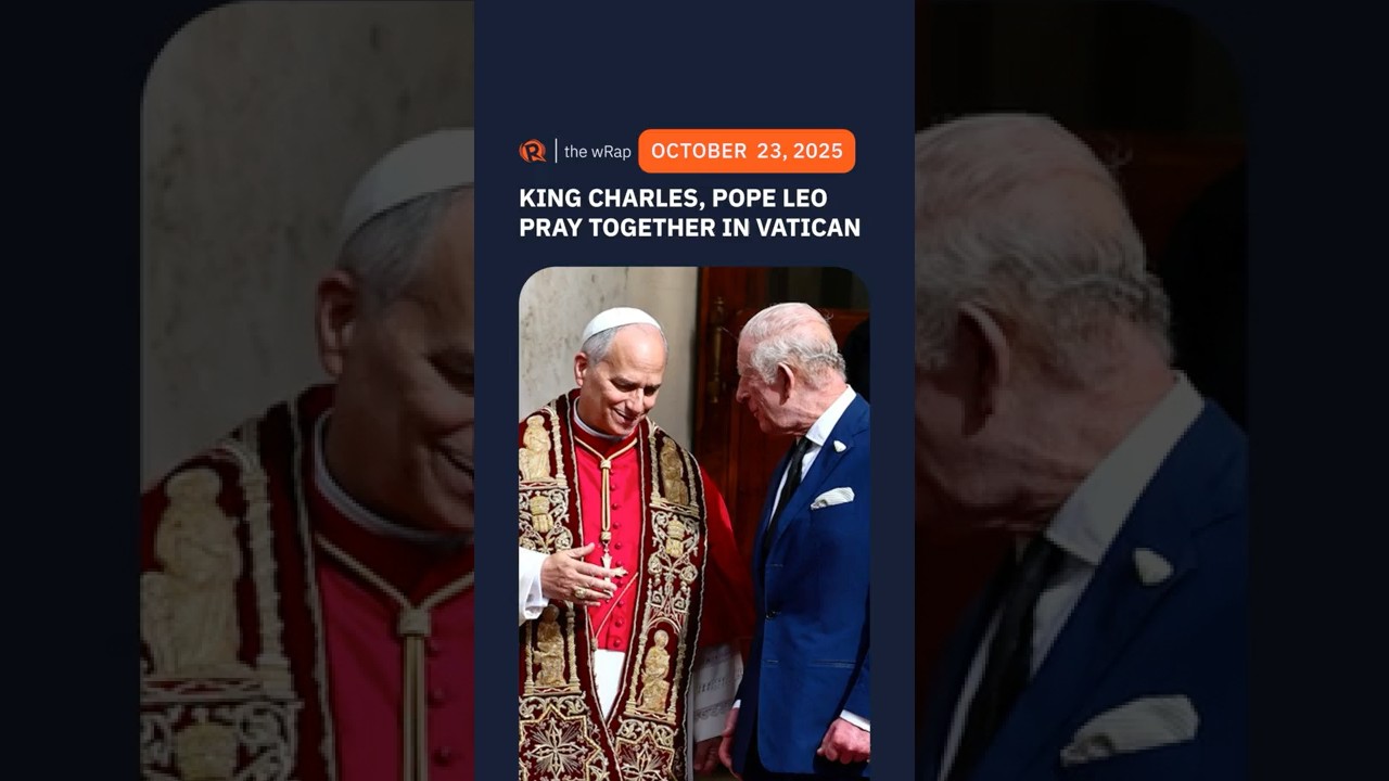 King Charles and Pope Leo pray together in a 500-year first
