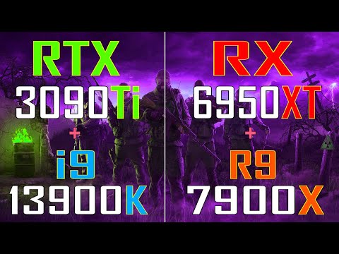 RTX 3090Ti + INTEL i9 13900K vs RX 6950XT + RYZEN 9 7900X // PC GAMES BENCHMARK TEST //