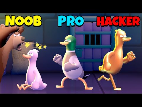 NOOB vs PRO vs HACKER - Punch Kick Duck