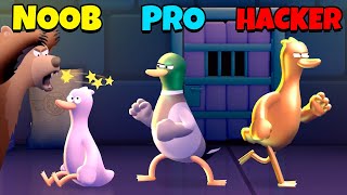 NOOB vs PRO vs HACKER - Punch Kick Duck