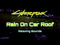 ASMR Cyberpunk - Rain on Car (4hr) - Quadra Vtech