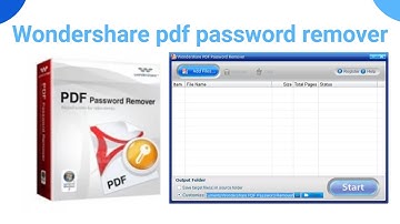 Wondershare pdf password remover Tutorial | How to use Wondershare pdf password remover