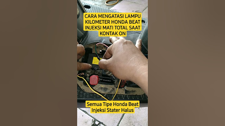 How to Overcome/Trick the Kilometer Light on All Types of Honda Beat Injection that Dies Complete...