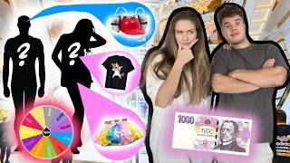 Kupujeme OUTFIT tomu druhému podle VYLOSOVANÉ BARVY do 1000 Kč??!! | CHALLENGE