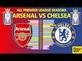 🔴 Arsenal vs 🔵 Chelsea All Prem Seasons