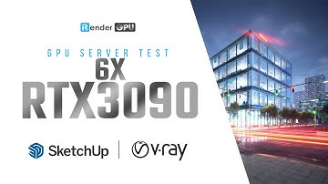 Powerful Cloud Rendering for SketchUp & V-Ray with 6x RTX 3090 | iRender Cloud Rendering