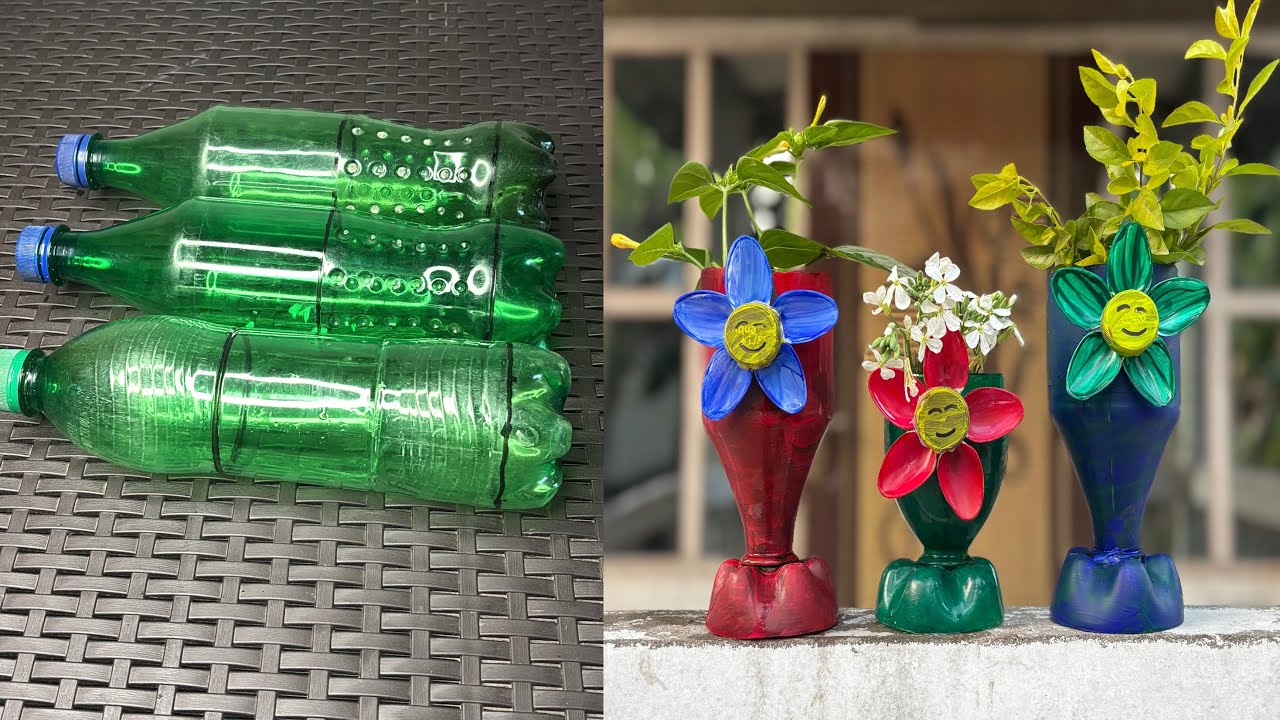 Amazing Plastic Bottle Flower Pot | Easy DIY atHome