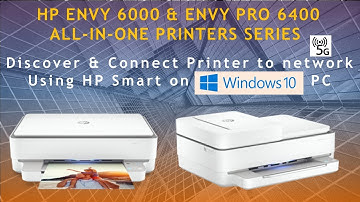 HP Envy 6055 | Envy Pro 6455: Connect printer to 5 GHz network using HP Smart on Windows 10 computer