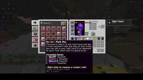 Mystery Rank Box Opening!! | PikaNetwork Classic Skyblock