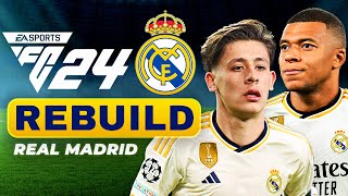 EA FC 24 REAL MADRID REBUILD // ARDA GÜLER NELER YAPACAK? // KARİYER MODU