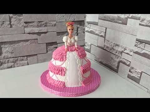 Barbie Doll Cake Design, Recipe and Tutorial ❤️🎂