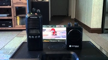 Kenwood TK-2180 vs Motorola Minitor V pager test