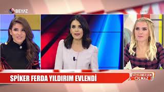 Beyaz TV'nin sevilen yüzü Ferda Yıldırım evlendi