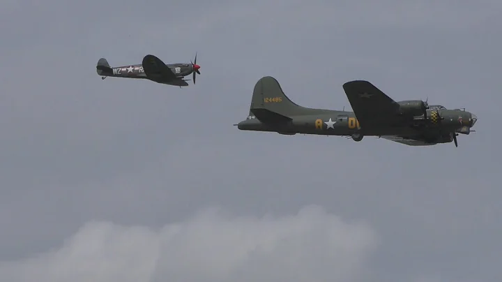 Boeing B-17 Flying Fortress Sally B at Old Buckenham Airshow 27/07/2025