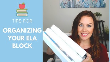 Organizing ELA material