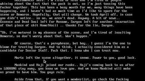 Demonstration of bouncy scrolling in 1997
