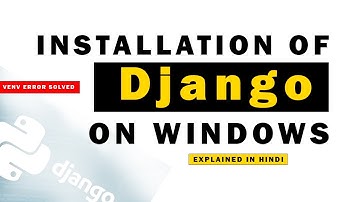 How to install Django on Windows | Django installation command | llgcreator | Part - 1
