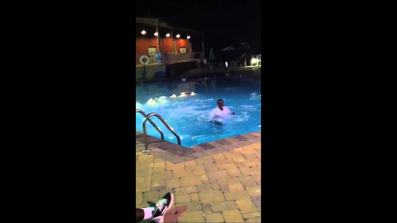 Pool Dive With Cloths On Lol Youtube