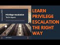 BOOK RELEASE - Privilege Escalation Techniques