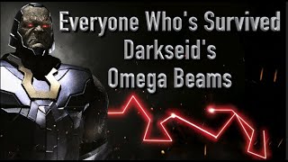 Everyone Who's Survived Darkseid's Omega Beams (After Getting Hit)