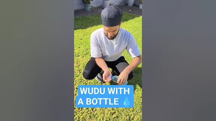 How to Do Wudu with Just a Bottle 💧 (Every Muslim Should Know This!)