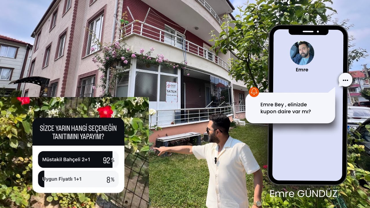 Sakarya Karasu’da İsteyene Köy Evi, İsteyene Villa Tadında Müstakil Bahçeli Kupon Daireler