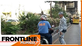 2 Nakamotorsiklong Pulis, Tiniketan Dahil Dumaan Sa Edsa Busway | Frontline Pilipinas