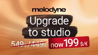 Upgrade Melodyne Istant To Melodyne Studio The Best Features Jubilee Sale 2025