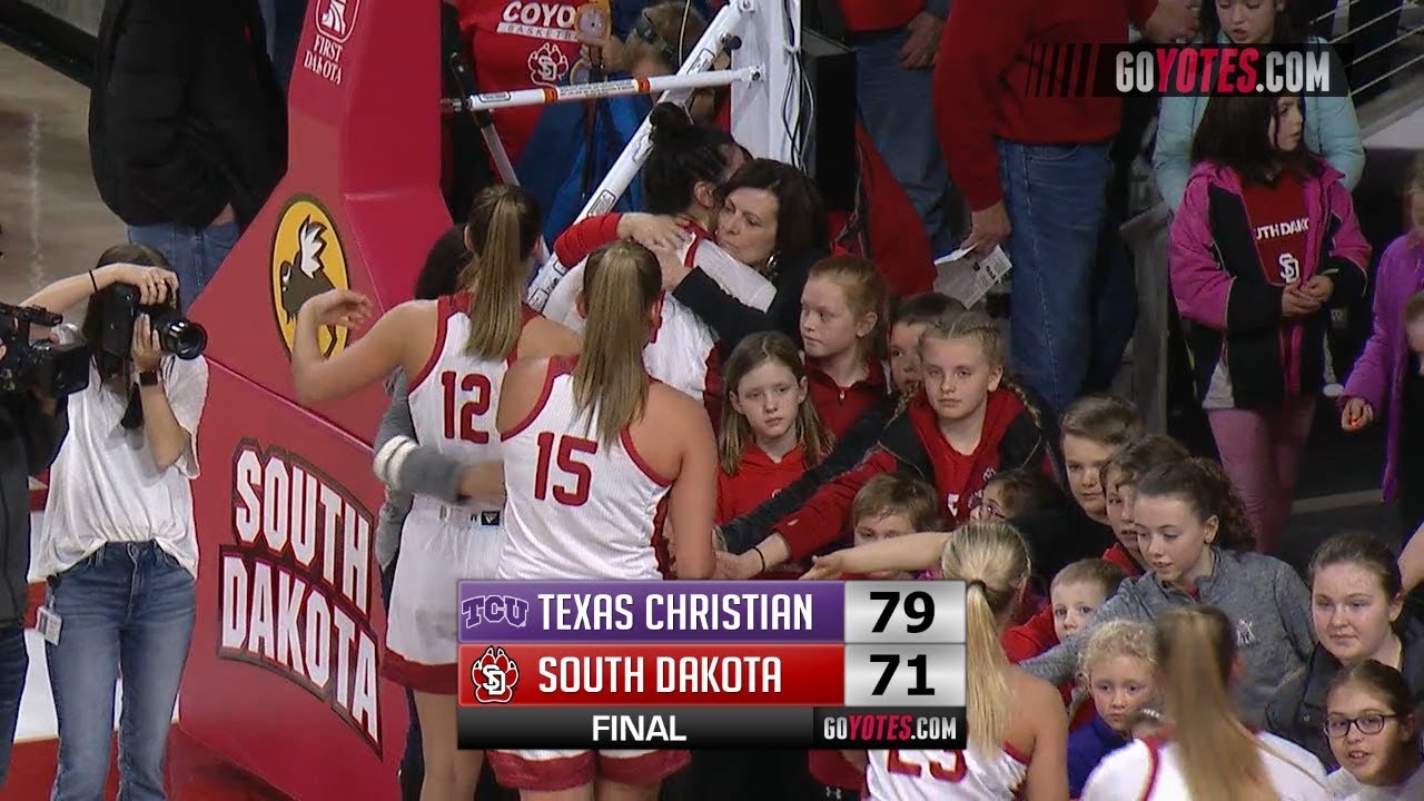 sidearm-upload WBB Highlights: South Dakota 71, TCU 79 (WNIT)