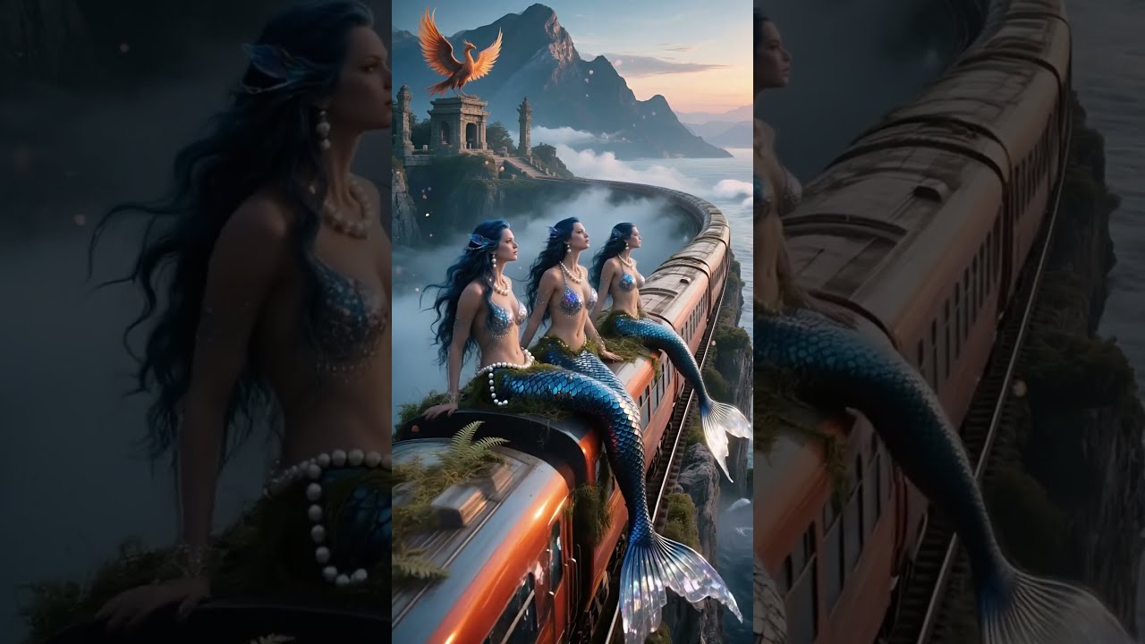 Have You Ever Seen Such A Spectacular Fantasy Scene Mermaid Wonders Of The Sea Beautiful Scenery