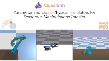 QuasiSim: Parameterized Quasi-Physical Simulators for Dexterous Manipulations Transfer