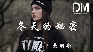 Video thumbnail of "冬天的秘密 - 戴羽彤『愛你我不能說 看你們擁抱甜蜜，談笑自若 忍受逾期的傷心』【動態歌詞】"