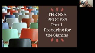 The NSA Process Part 1 PREPARING FOR THE SIGNING