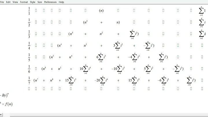 Find any Integer Power Sum Formula Using Pascal's Triangle (Part 1)