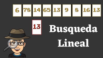 Como funciona la Búsqueda Lineal?