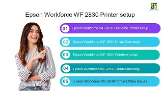 Epson WF 2830 printer setup | Unbox Epson WF 2830 printer | Wi-Fi Setup Epson Workforce Wf 2830 Wireless Setup Using The Control Panel