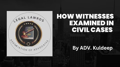 Order 18 rule 3A of CPC and examination of witnesses #law #legaladvice #legal #firm