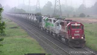 00018 CP Rail Loaded Ethanol Train With Colourful Lashup Solid EMD Power - HAULLIN!!! 00018 CP Rail Loaded Ethanol Train With Colourful Lashup Solid EMD Power - HAULLIN!!!