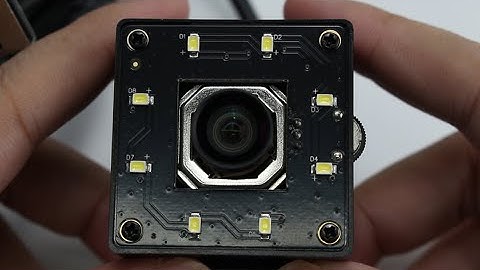 ELP Auto Focus 4K USB Camera IMX415 White LEDs Night Vision Camera with Wide Angle No DistortionLens