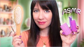 ASMR Roleplay 🥰 Détente Totale : Soin des Cheveux ASMR avec Massage, Coupe & Bigoudis (sons ajoutés)