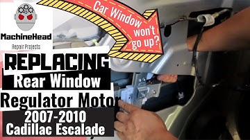 Rear Window Regulator Motor 2007 2010 Cadillac Escalade