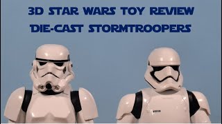 3D Toy Review of Die-Cast Stormtrooper Action Figures 3D VR