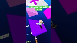 Ninja warrior but in roblox
