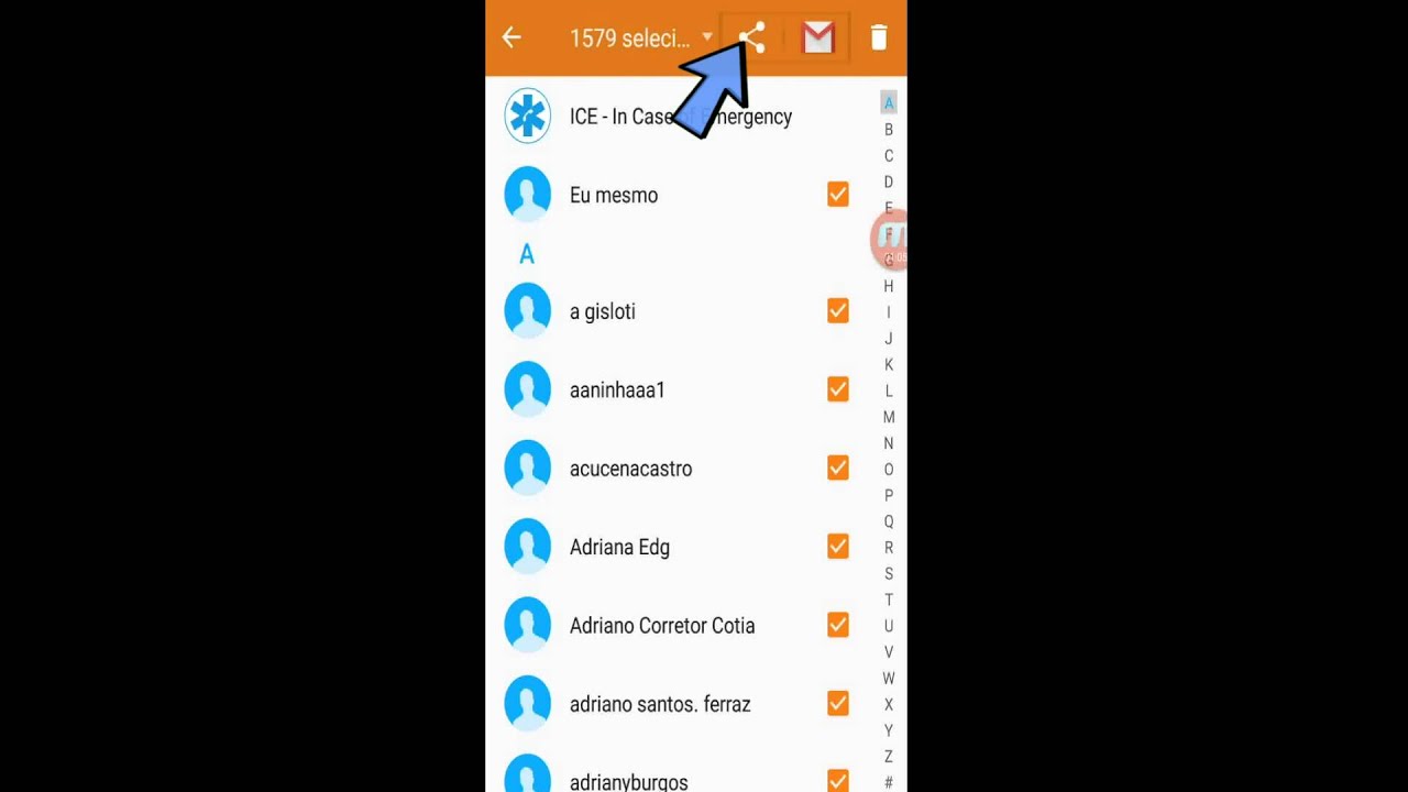 Como Passar transferir Salvar contatos Agenda para o novo