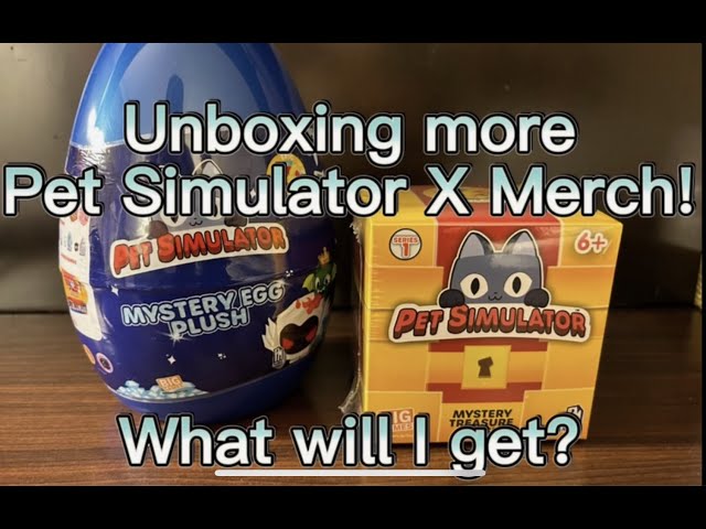 Unboxing More Pet Simulator X Merch 