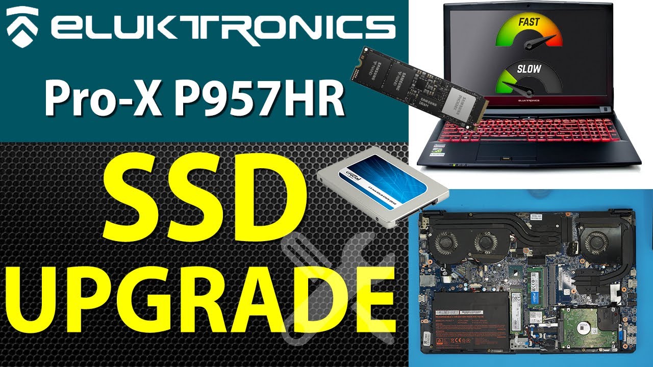 How to Upgrade Storage SSD-HDD for Eluktro Pro Notebook P957hr Laptop | Step by Step💻