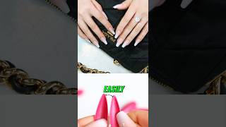 did you know there are NUMBERS on the back of press on nails? #shorts
